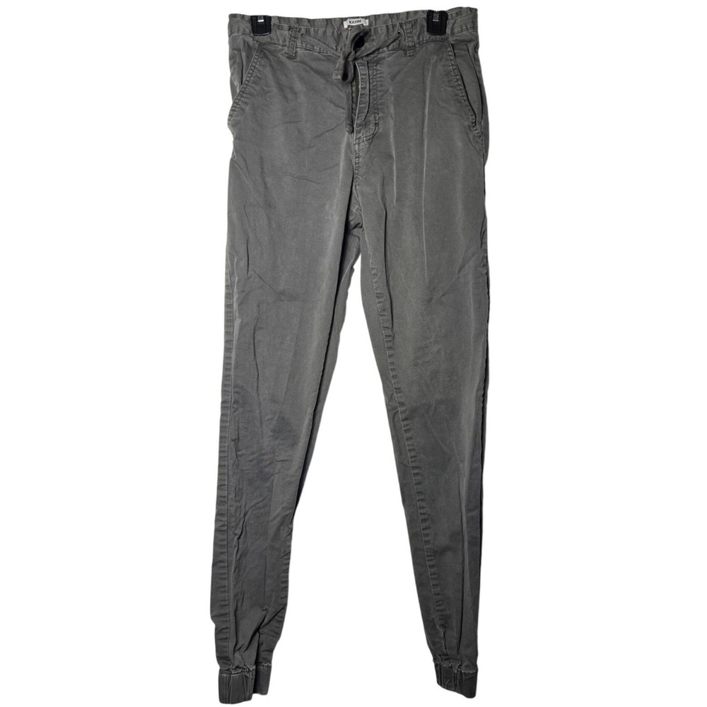 Katin Mens Gray Jogger Pant 30 Casual Neutral Surf Pull On Comfort Elastic Waist